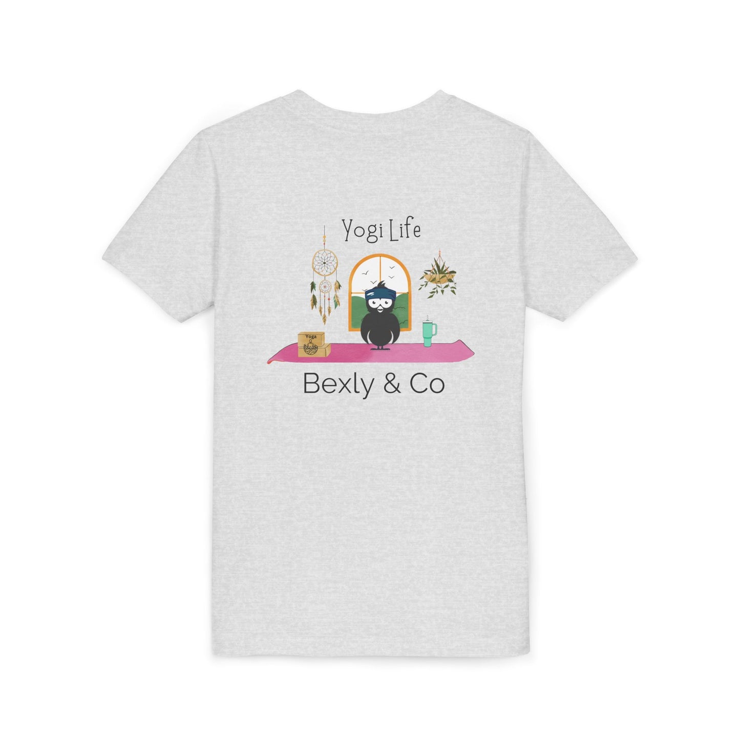 Yogi Life Youth Tee - Cute  Design for Young Yogis, Perfect for Relaxation and Everyday Wear