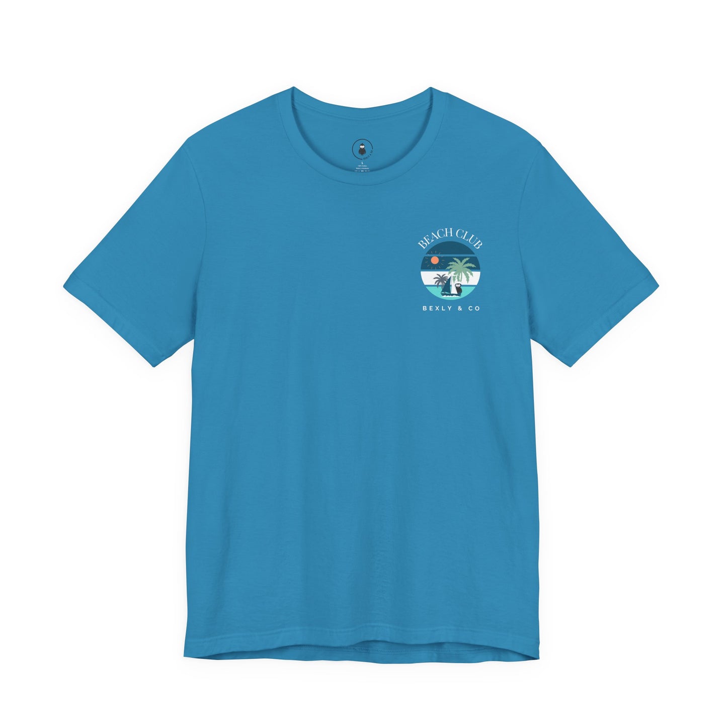 Beach Club Graphic Tee | Summer Vibe T-Shirt, Unisex Casual Wear, Perfect for Beach Days, Gift for Vacation Lovers, Palm Tree Design