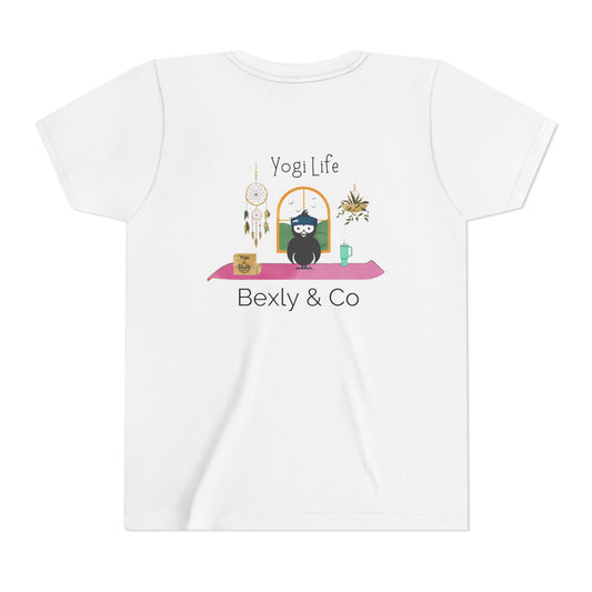 Yogi Life Youth Tee - Cute  Design for Young Yogis, Perfect for Relaxation and Everyday Wear