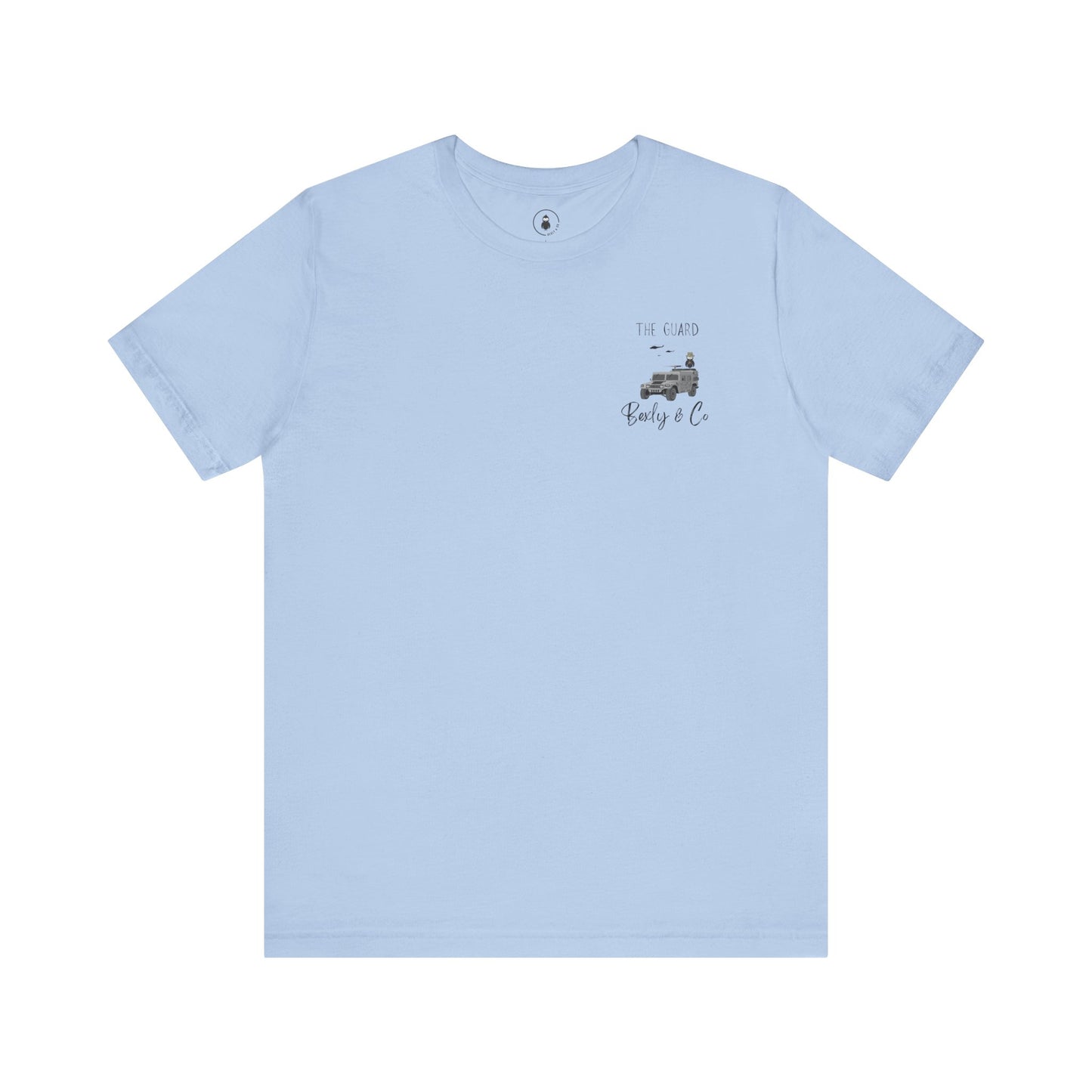 Unisex Short Sleeve Tee - The Guard Design for Adventure Lovers