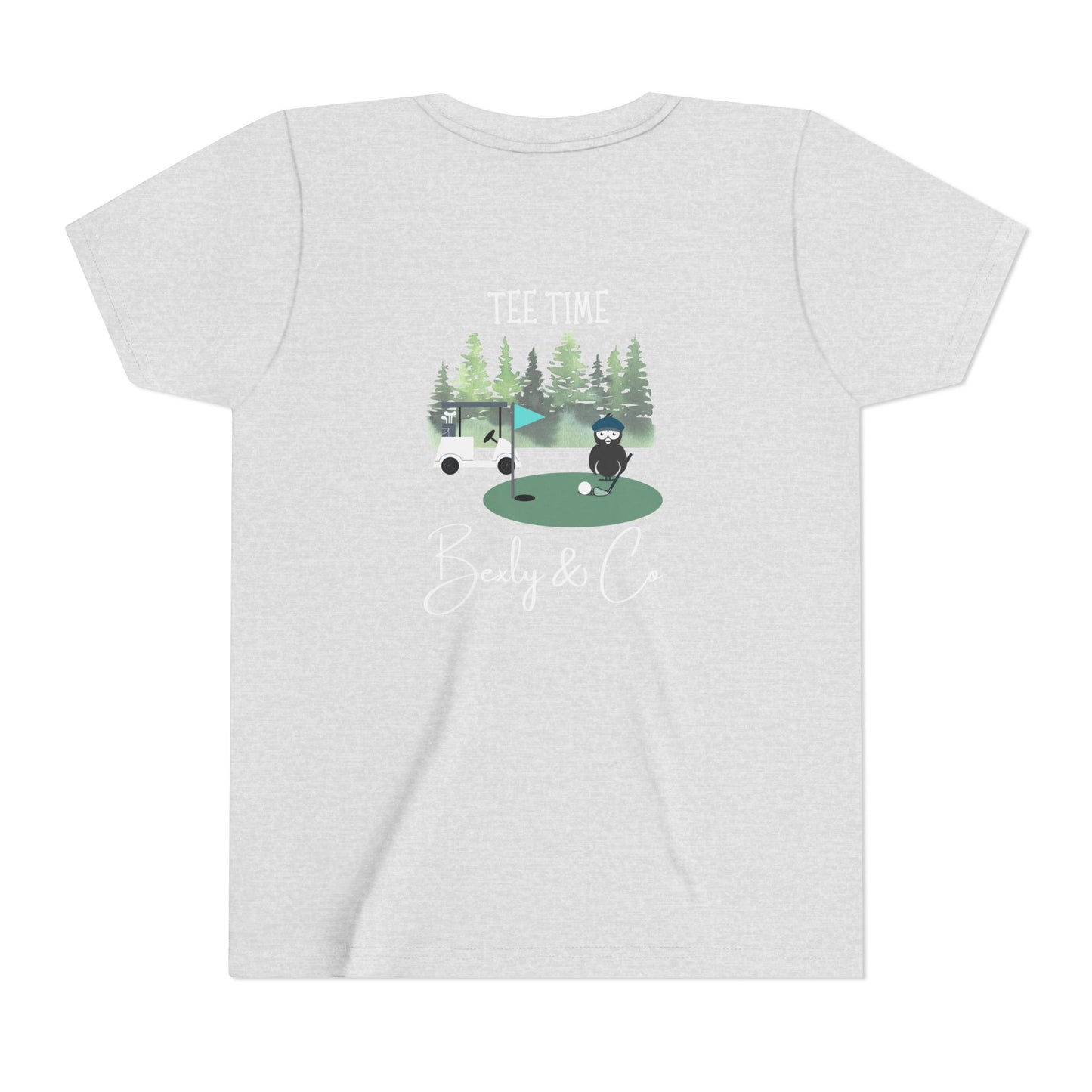 Youth Golf Cart Tee - Fun Short Sleeve T-Shirt for Kids