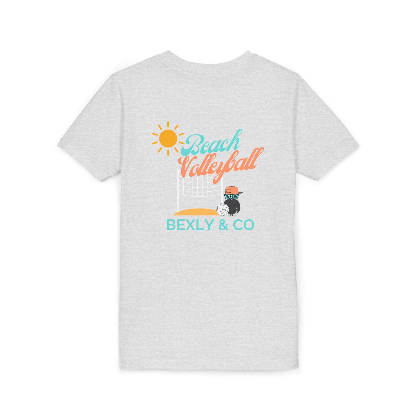 Youth Beach Volleyball Tee - Fun Summer Vibes for Kids