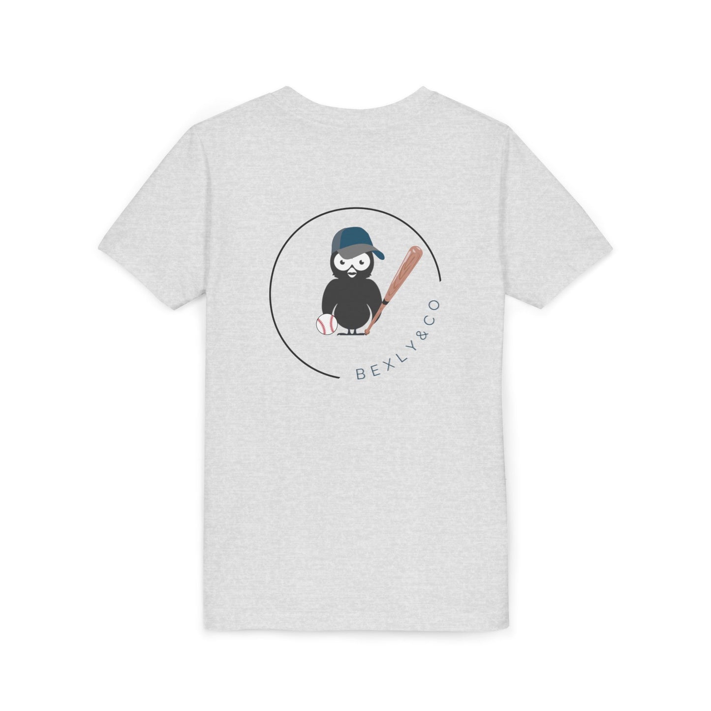 Baseball Youth Tee - Cute Kids Short Sleeve Shirt for Sports Fans