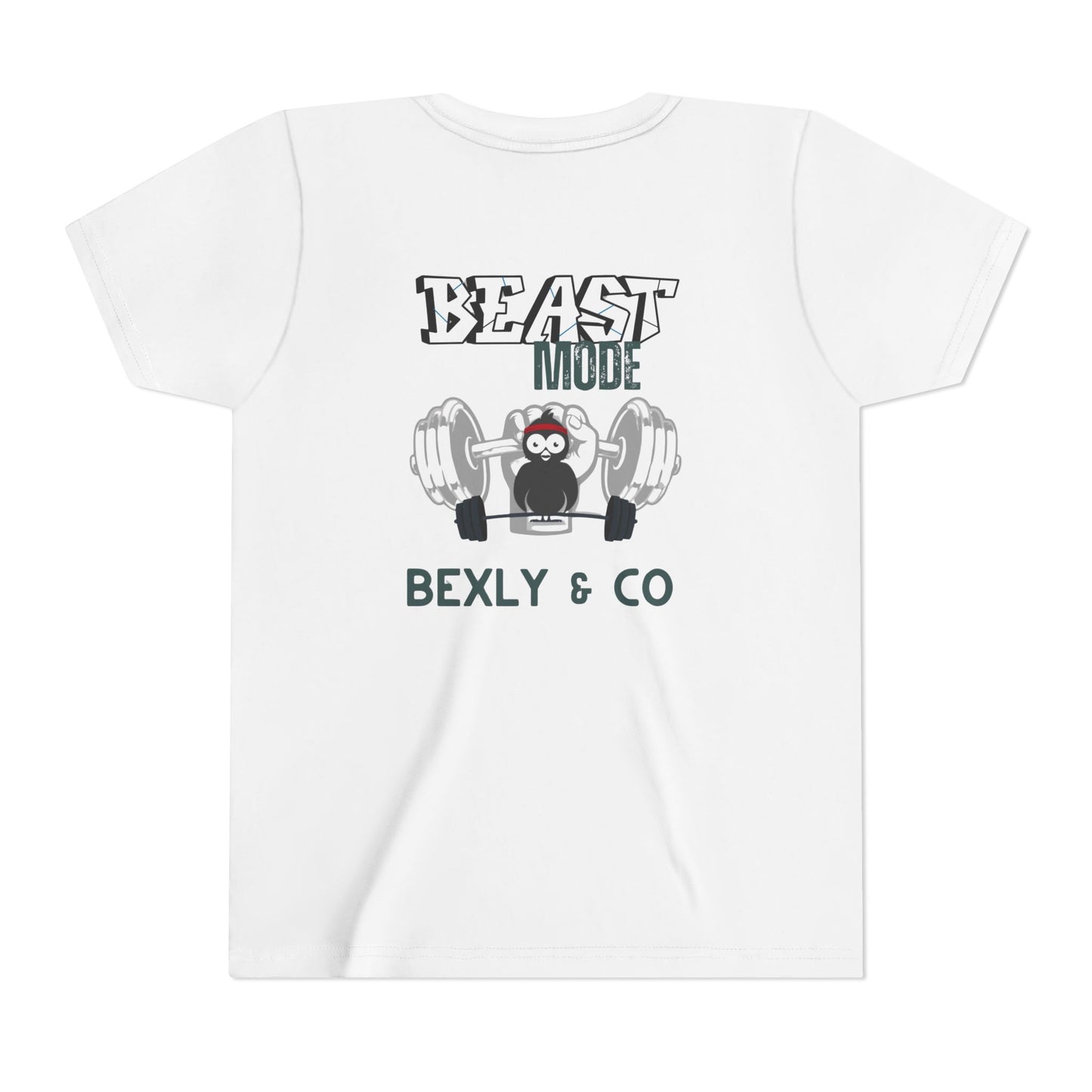 Beast Mode Youth Short Sleeve Tee | Fun & Active Kids Shirt for Fitness Lovers