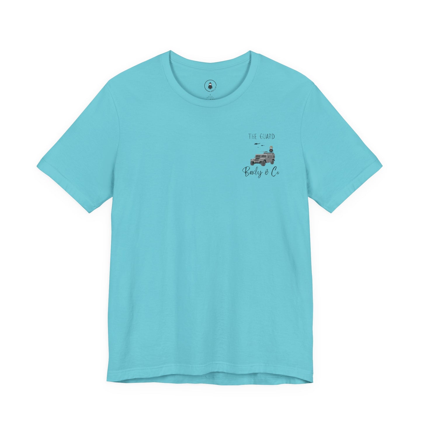 Unisex Short Sleeve Tee - The Guard Design for Adventure Lovers
