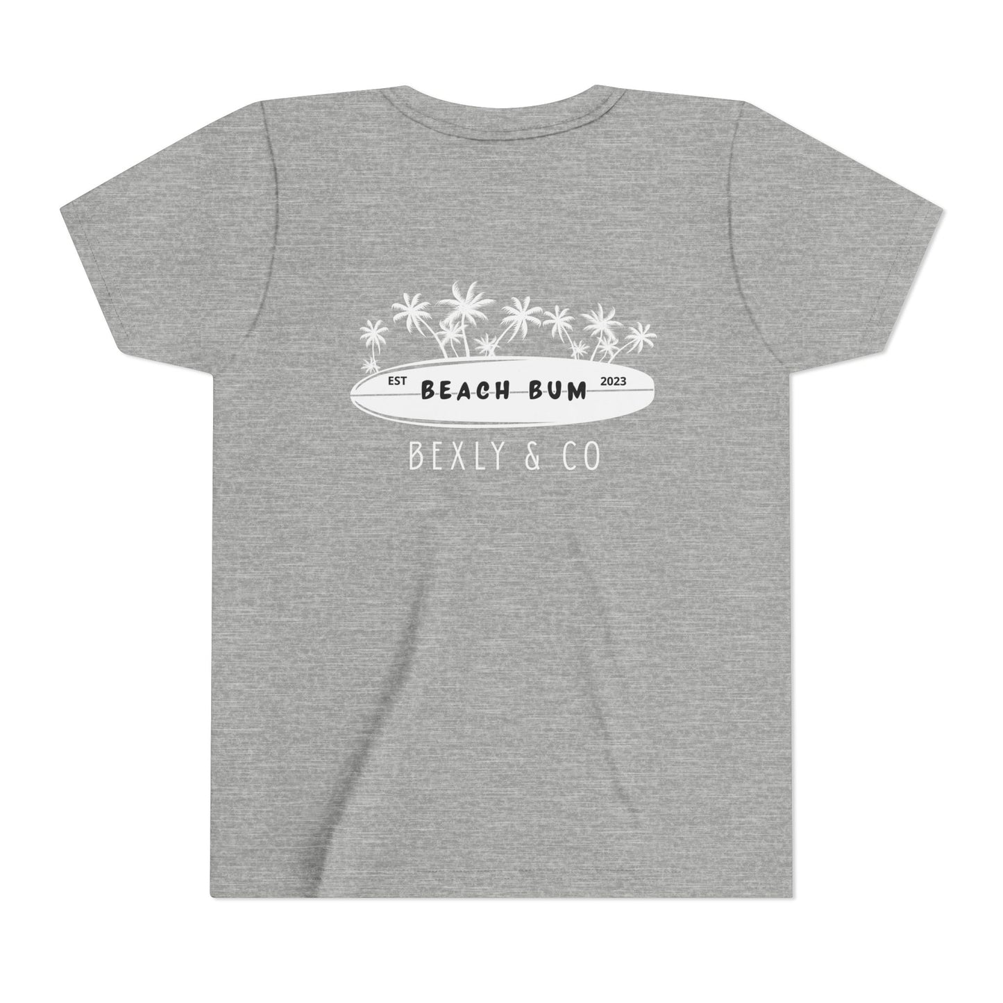 Beach Bum Youth Tee - Perfect for Summer Days, Vacations, and Beach Parties, Kids Casual Wear, Birthday Gift, Summer Vacation