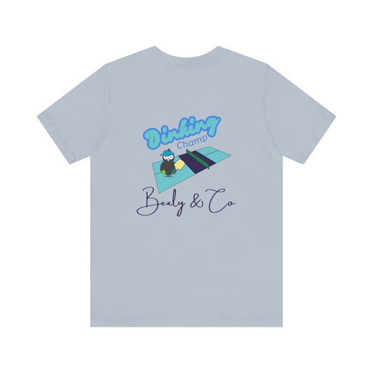 Funny Unisex Tee - 'Dinking Champ' for Game Lovers