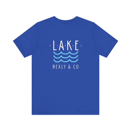 Lake Waves Unisex Tee - Perfect for Lake Days, Casual Outfits, Gifts, Summer Vacations, Coastal Vibes