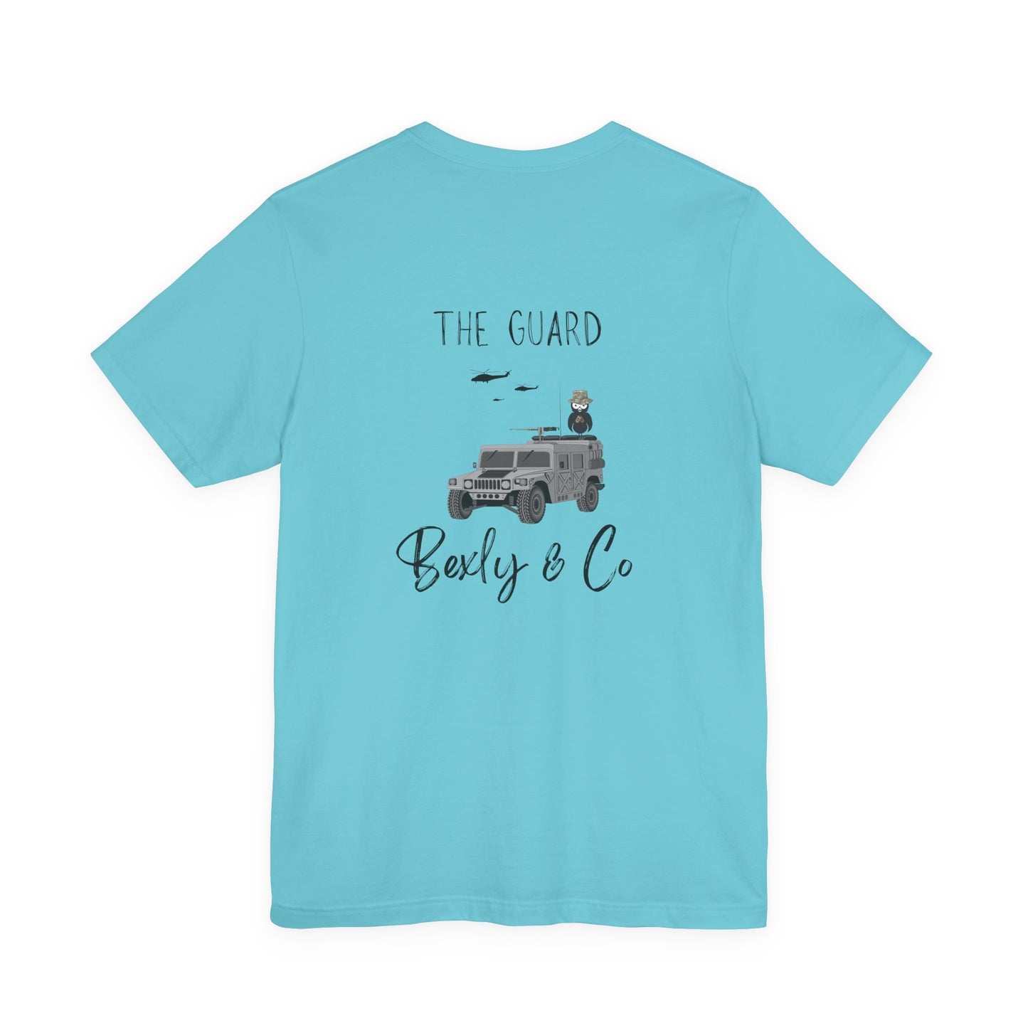 Unisex Short Sleeve Tee - The Guard Design for Adventure Lovers