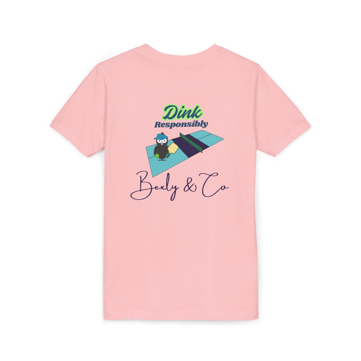 Funny Youth Short Sleeve Tee - 'Dink Responsibly' Design