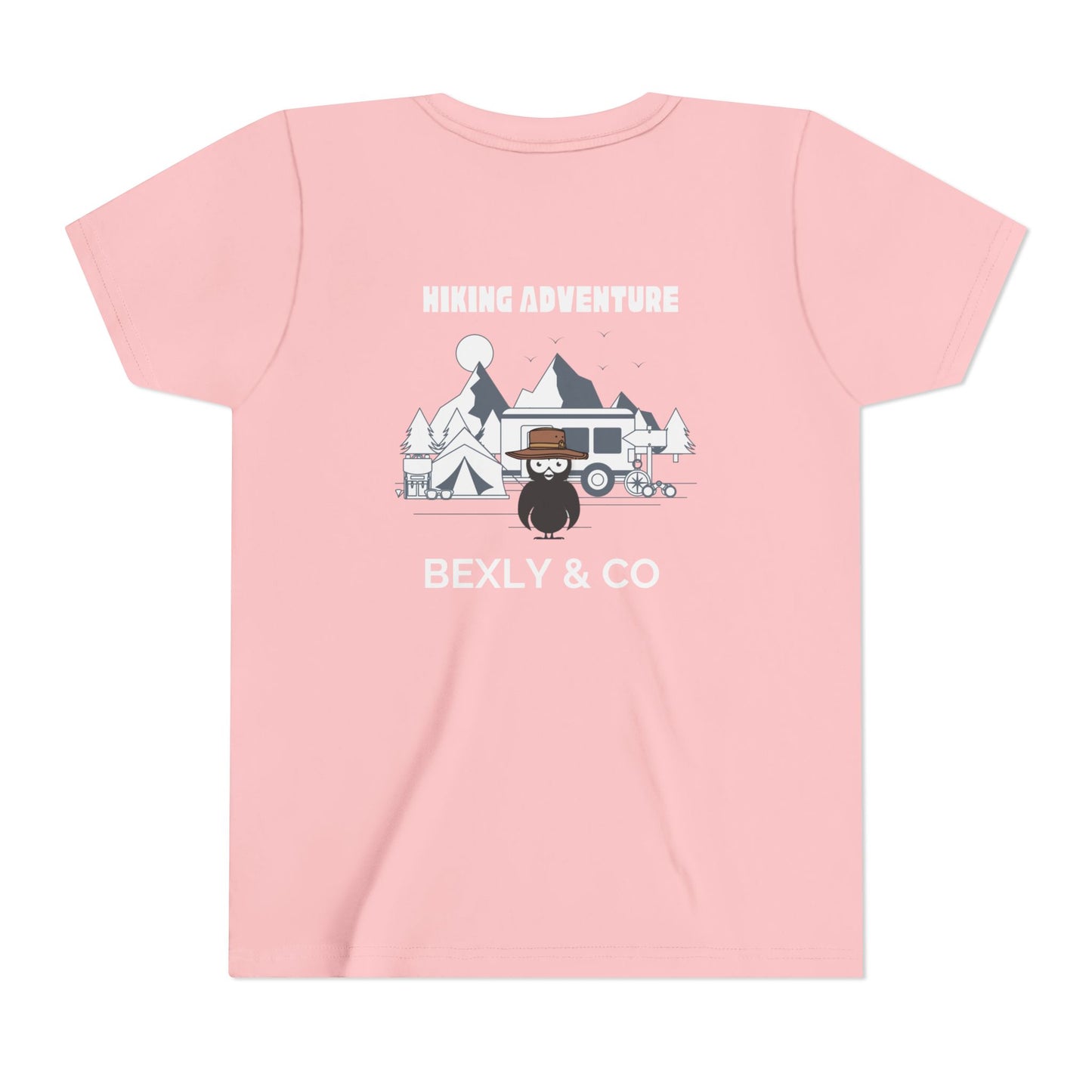 Hiking Adventure Youth Short Sleeve Tee - Fun Outdoor Vibes for Young Explorers