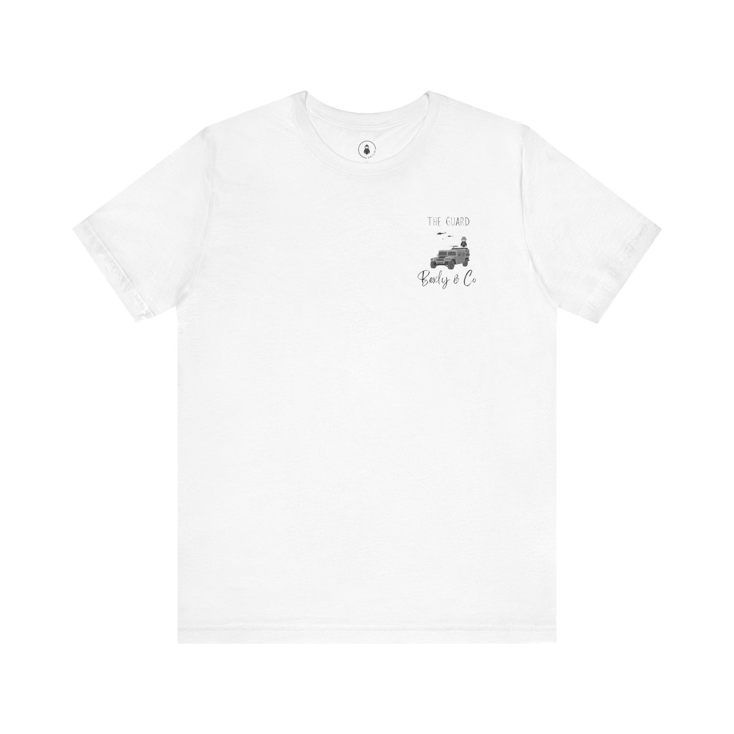 Unisex Short Sleeve Tee - The Guard Design for Adventure Lovers