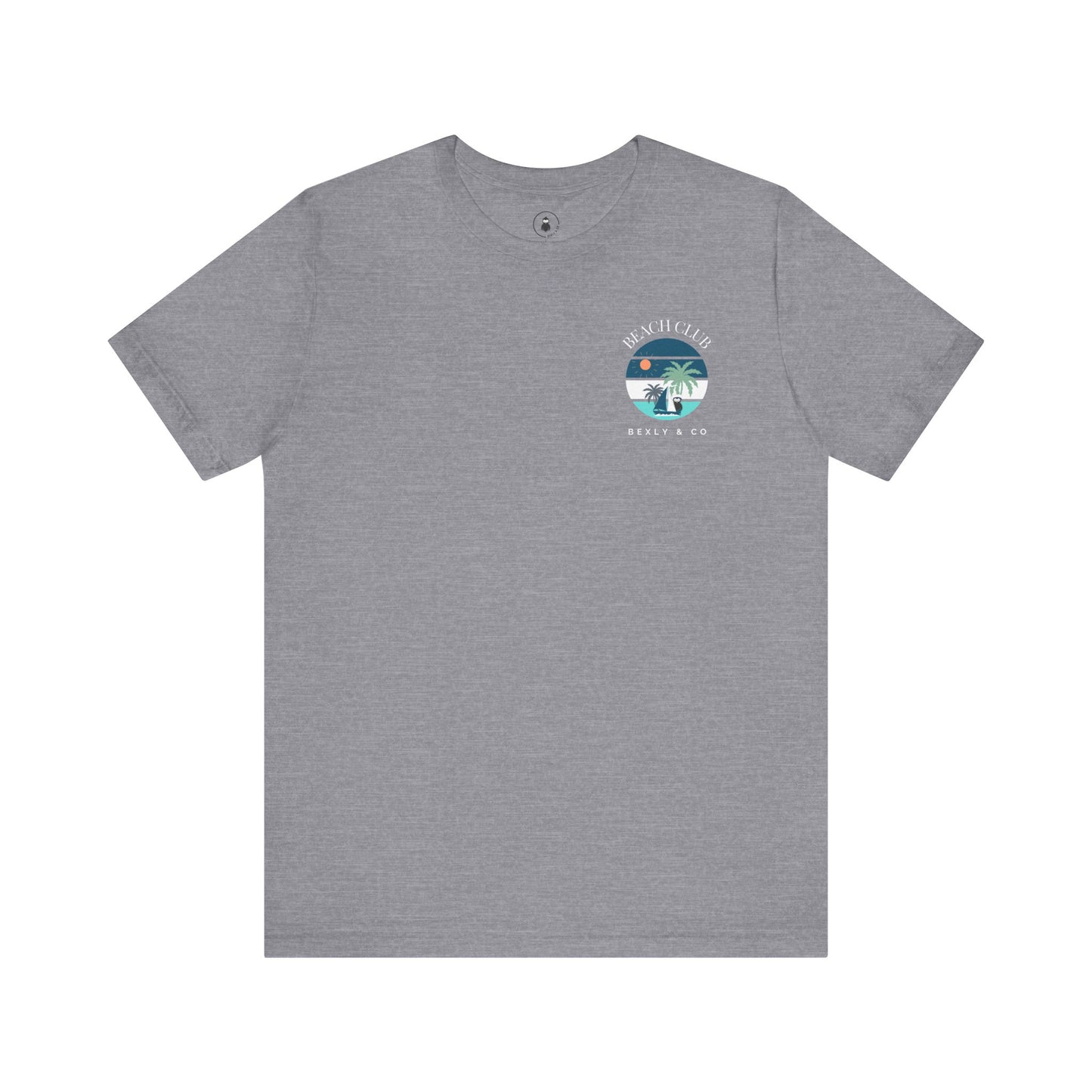 Beach Club Graphic Tee | Summer Vibe T-Shirt, Unisex Casual Wear, Perfect for Beach Days, Gift for Vacation Lovers, Palm Tree Design