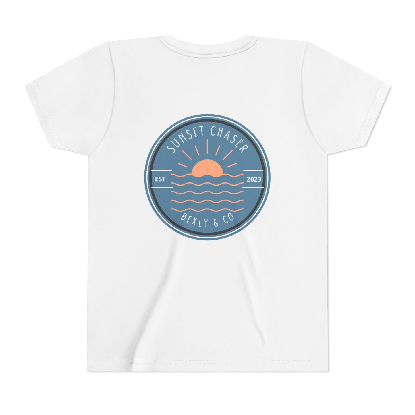 Sunset Chaser Youth Tee, Fun Summer Shirt for Kids, Perfect Gift for Birthdays, Beach Days, Outdoor Adventures