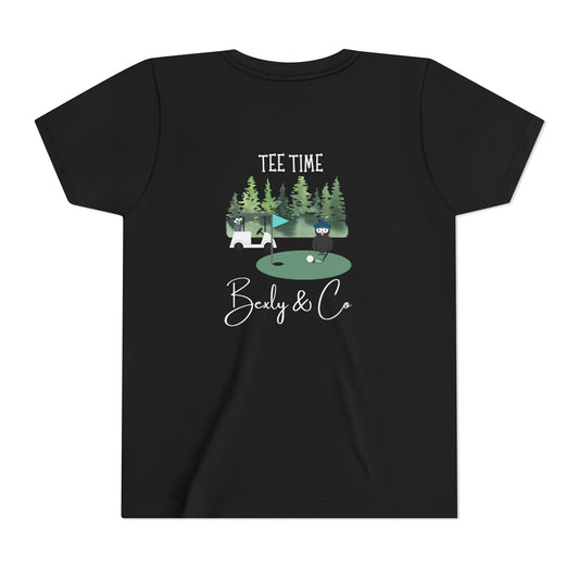 Youth Golf Cart Tee - Fun Short Sleeve T-Shirt for Kids