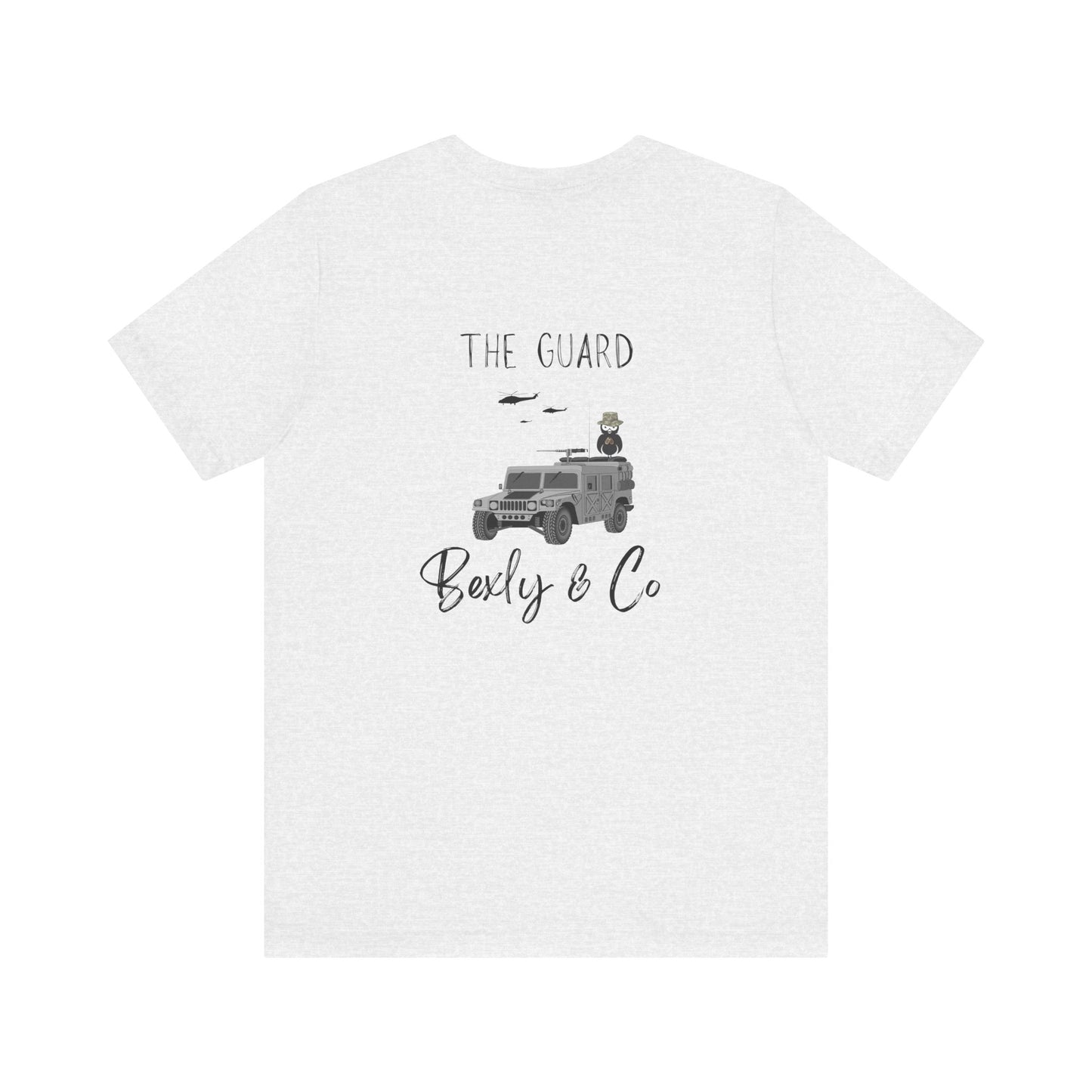 Unisex Short Sleeve Tee - The Guard Design for Adventure Lovers