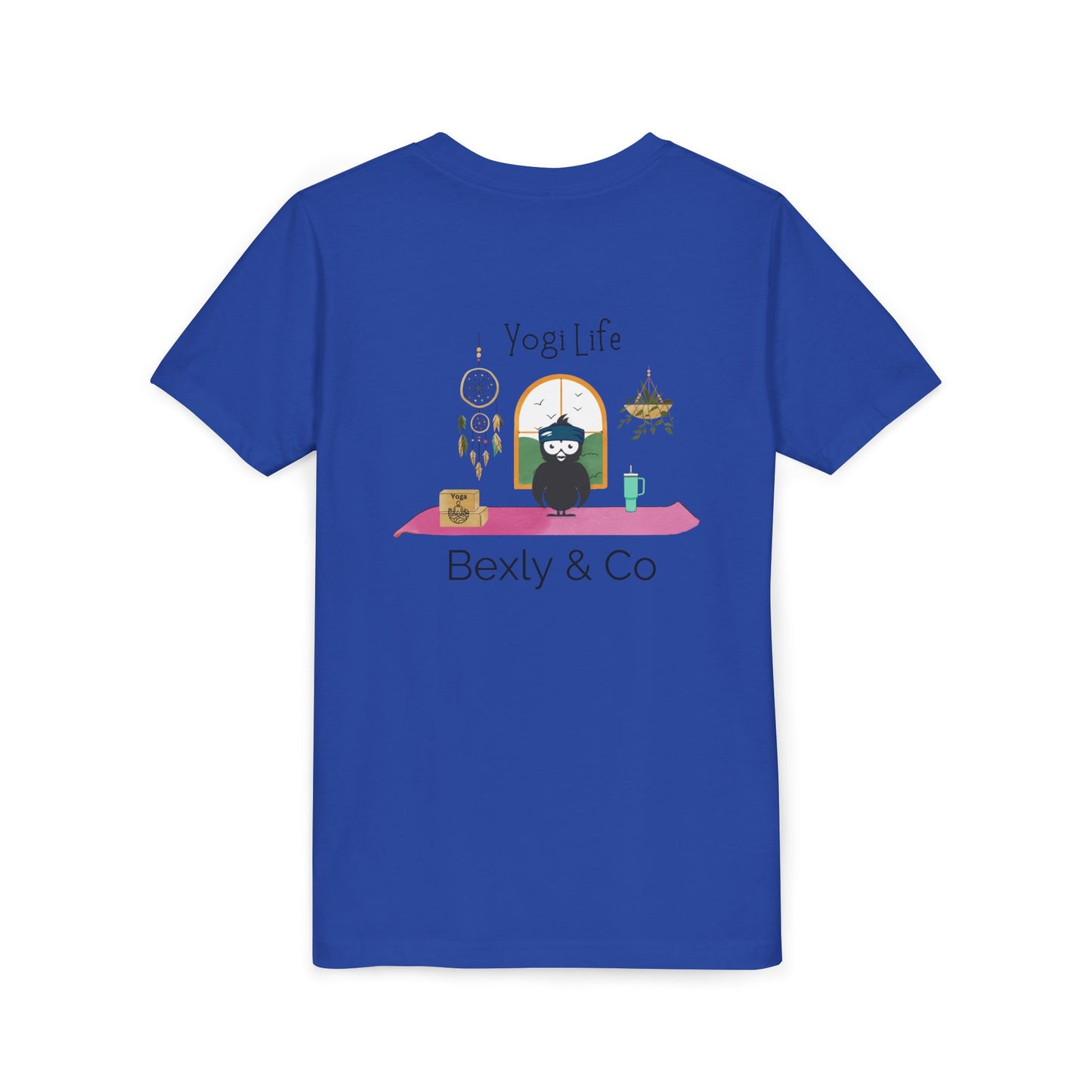 Yogi Life Youth Tee - Cute  Design for Young Yogis, Perfect for Relaxation and Everyday Wear
