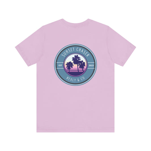 Sunset Chaser Beach Tee, Unisex T-Shirt, Summer Vibe Shirt, Beach Lover Gift, Vacation Wear, Casual Outfit