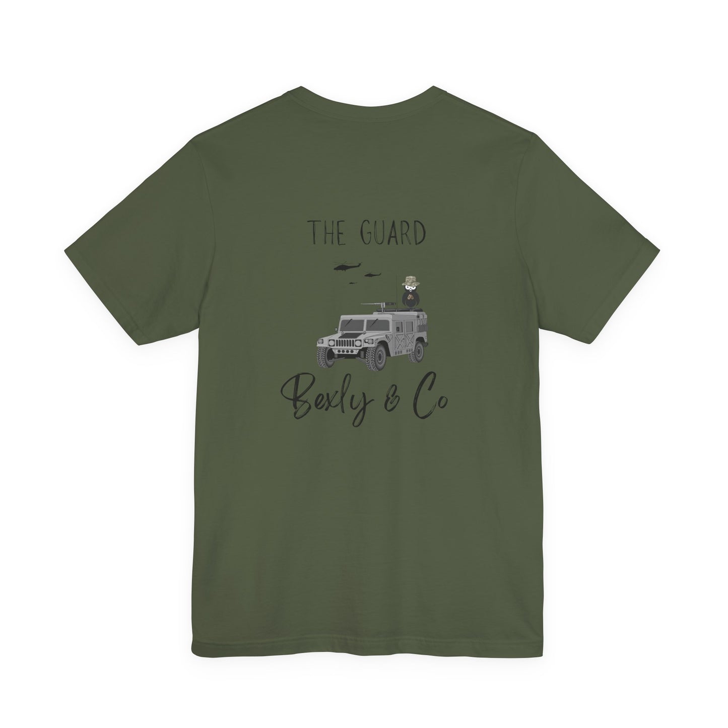 Unisex Short Sleeve Tee - The Guard Design for Adventure Lovers