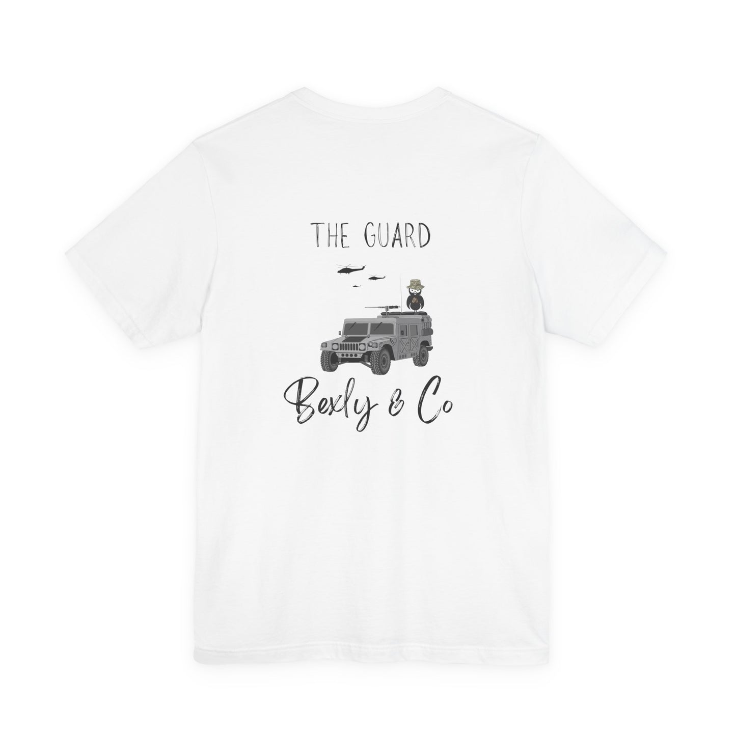 Unisex Short Sleeve Tee - The Guard Design for Adventure Lovers