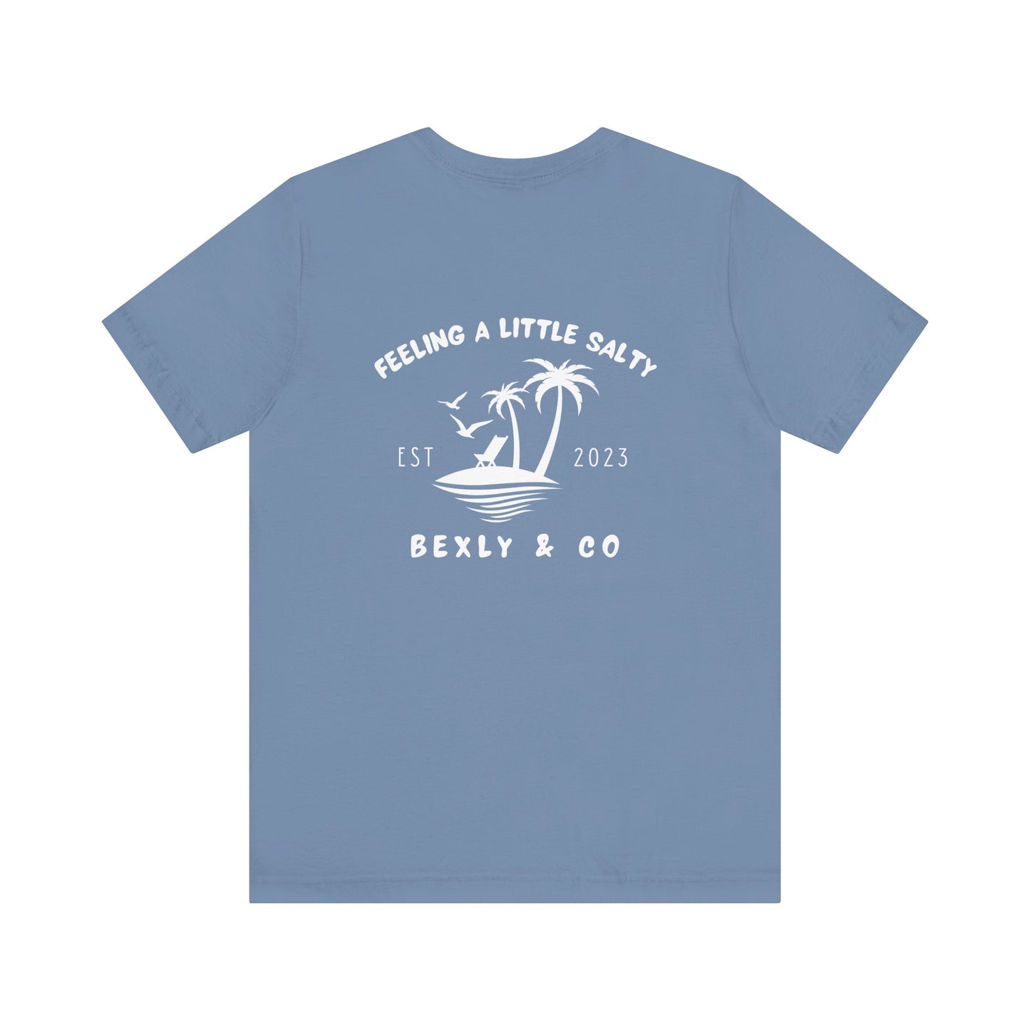 Unisex Short Sleeve Tee - "Feeling A Little Salty" Tropical Graphic Shirt, Beach Vibes, Casual Summer Wear, Gift for Beach [...]