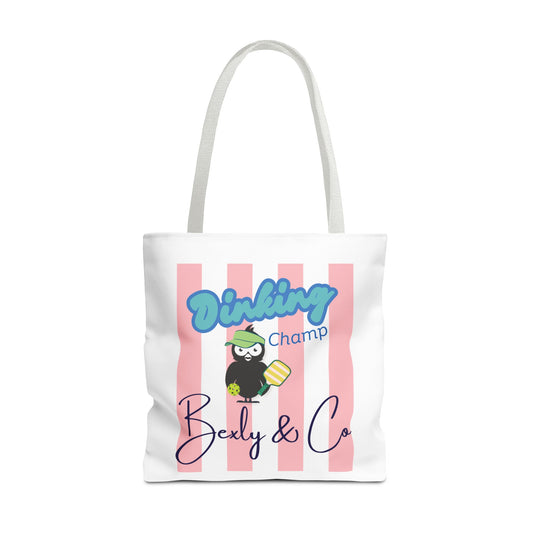 Fun Dinking Champ Tote Bag for Sports Lovers
