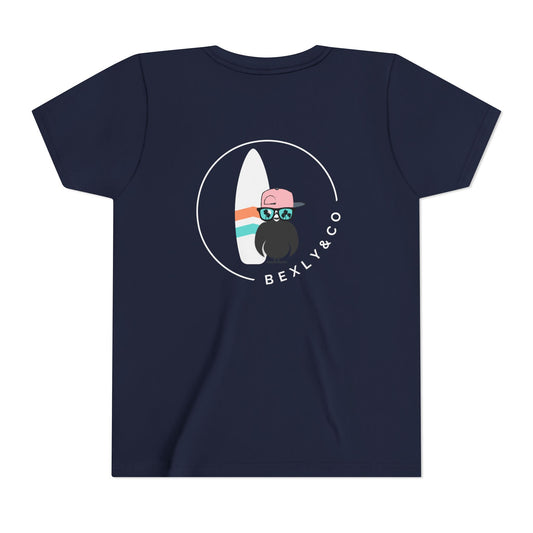 Trendy Surfer Youth Short Sleeve Tee  – Perfect for Summer Fun!